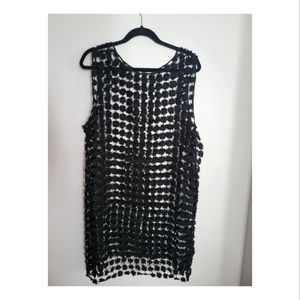 Black Slip Dress / Swim Cover-up sz L